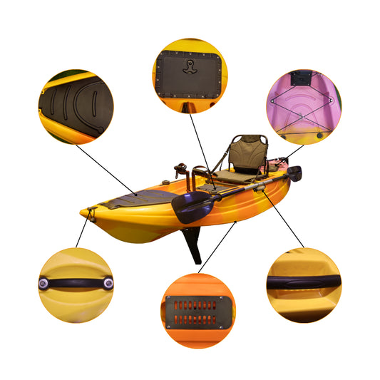 Fox Single Person Flap Pedal Kayak 2.9m Vk-35