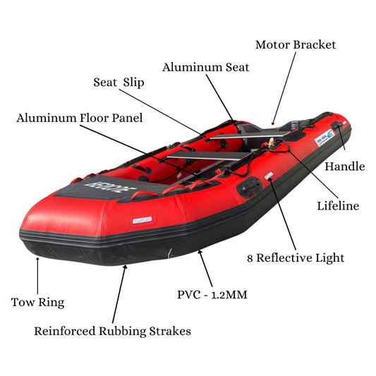Rescue Boat 2026 Heavy Duty 1.2mm PVC