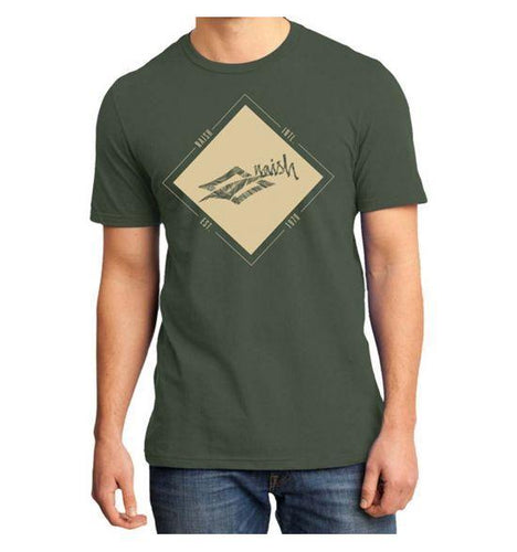 Naish Tropical Diamond T-Shirt - Olive Green