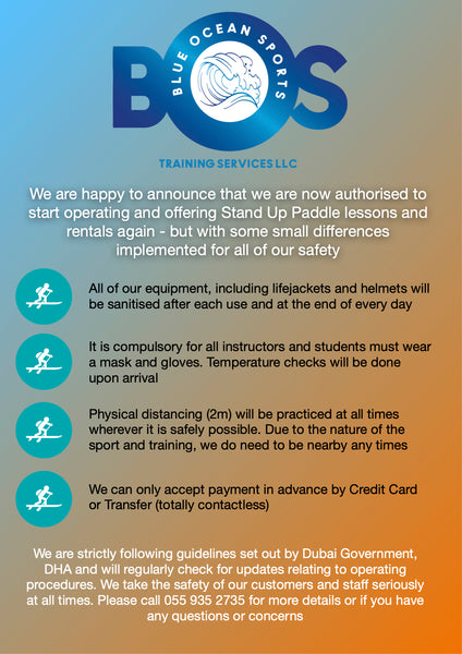 Blue Ocean Sports Training Services are now operational!