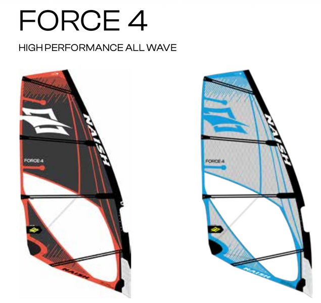First Look at the new Naish Force 4 & 5 Sails