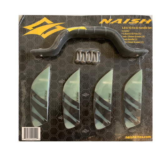 3.8 G-10 TT Fin & Handle Set (incl: 4 fins, handle, screws)