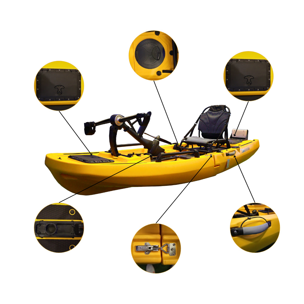 Kipper Single Person Propeller Pedal Kayak 2.91m Vk-39