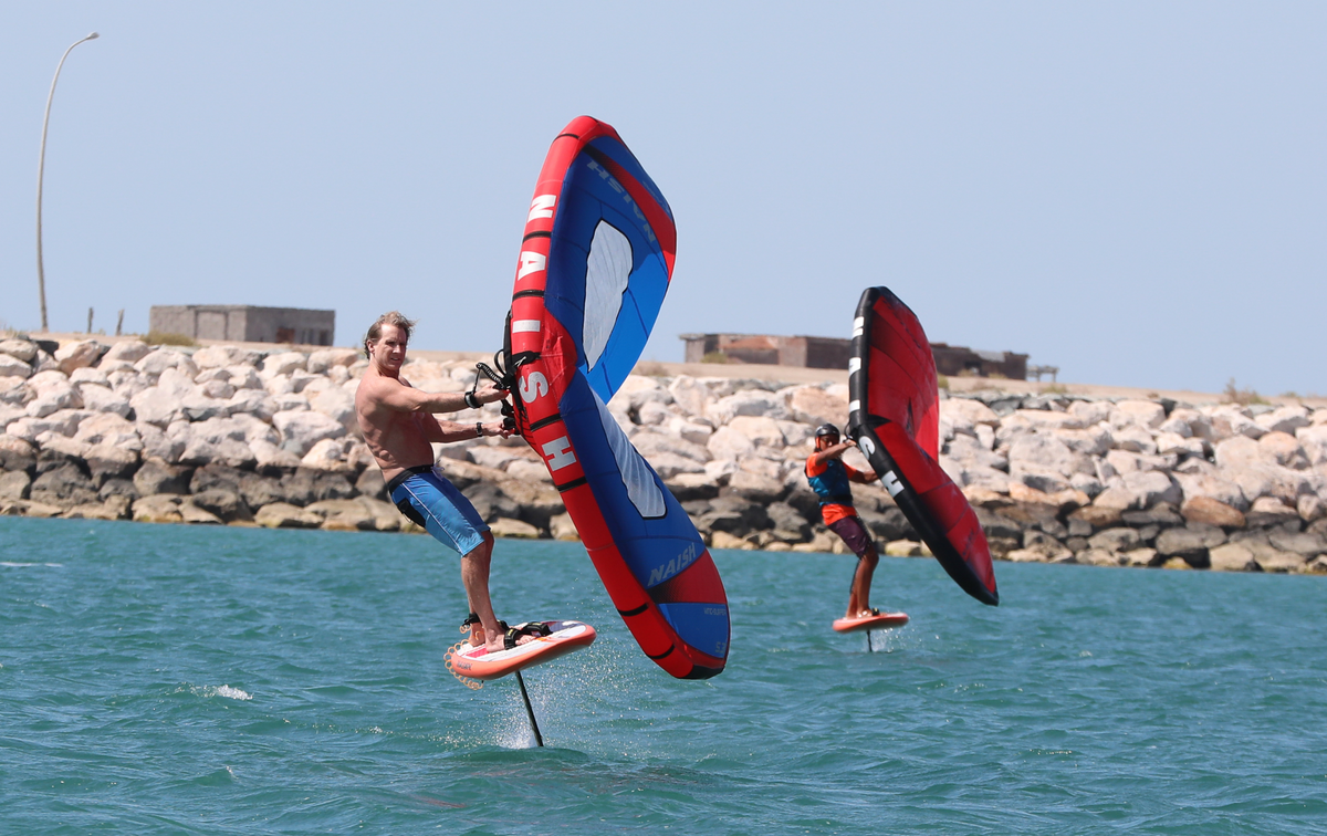 Wingfoiling Equipment Rental at Jebel Ali Blue Ocean Sports