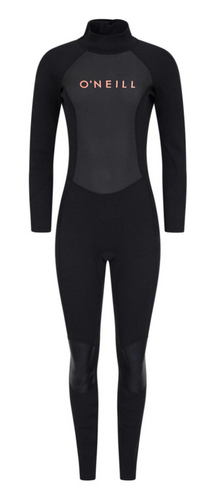 O'Neill WMNS Reactor II 3/2mm Steamer Wetsuit in Black Ocean Sports