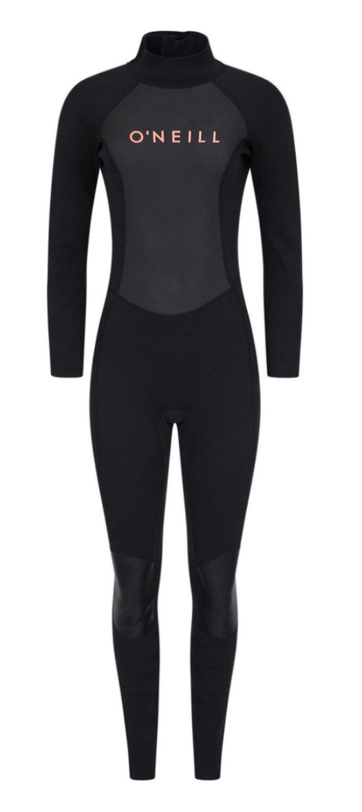O'Neill WMNS Reactor II 3/2mm Steamer Wetsuit in Black Ocean Sports