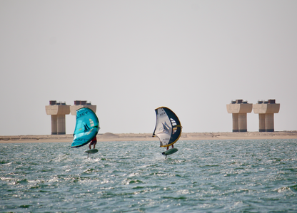 Wingfoiling Equipment Rental at Jebel Ali Blue Ocean Sports