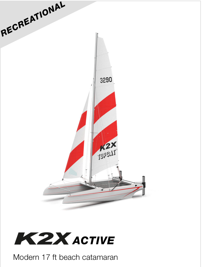 Topcat K2X Active 17ft Catamaran For Sale Blue Ocean Sports