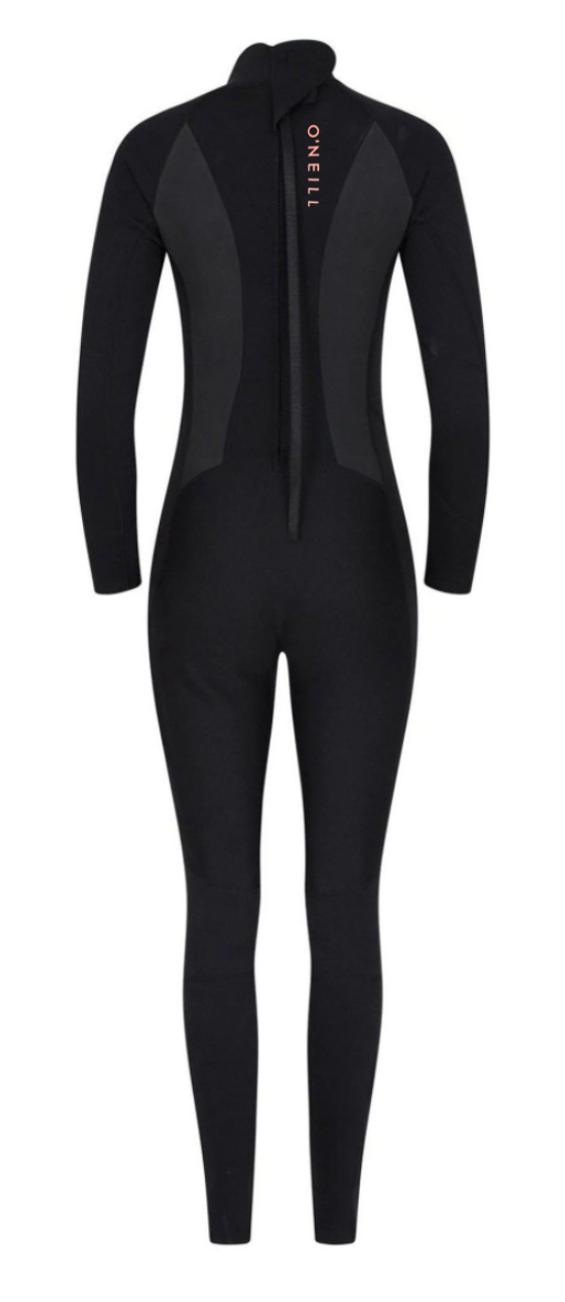 O'Neill WMNS Reactor II 3/2mm Steamer Wetsuit in Black Ocean Sports