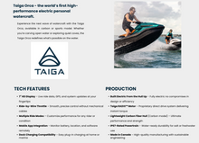 Load image into Gallery viewer, 2024 Taiga Orca Electric Jetski