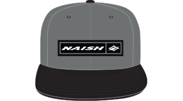 Naish Rectangle Patch Snapback Cap-Grey