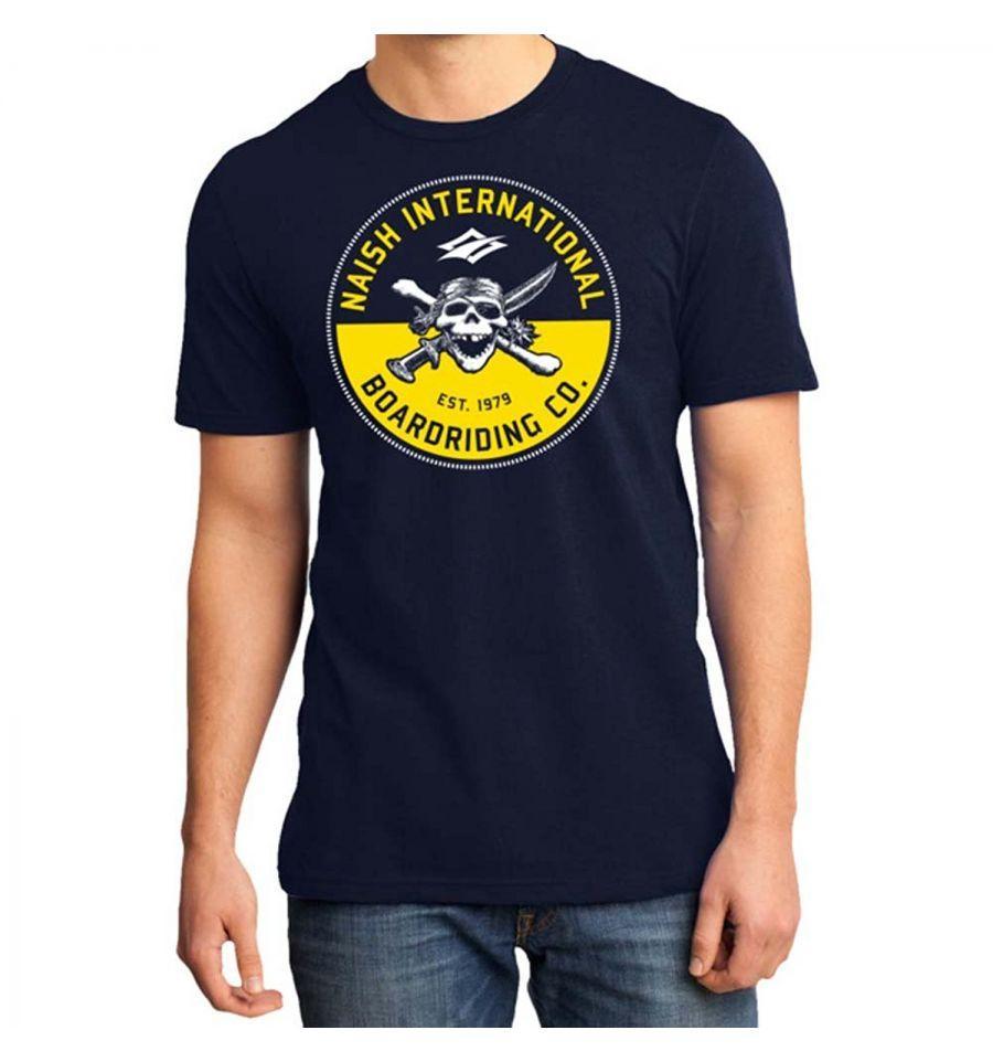 Naish Skull Badge T-Shirt - Navy Blue