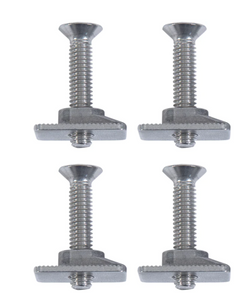 Torx Board Mount Stainless Steel Screw Set - Standard
* Four (4) M6 25mm Screws
* Four (4) M6 T-nuts