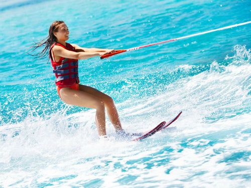 Water skiing at JA The Resort